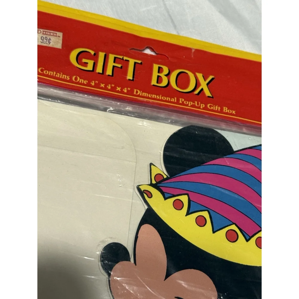 5 Mickey Minnie Mouse Snoopy Vintage Gift Box San Francisco Pop Up Disney Gift